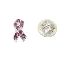 Strass-Kristall-Diamant-Schleifenbrosche, Brustkrebsbewusstseins-Anstecknadel, Weihnachtsgeschenk