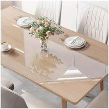 1 Roll Transparent Waterproof Oil-Proof Self-Adhesive Paper, Peel And Stick, Oil And Heat Resistant, Suitable For Kitchen Cabinet Shelves, Drawers Lining, Kitchen And Room Decoration