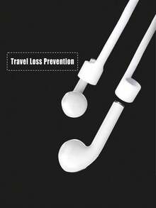 1/2/3pcs Wireless Headphone Anti Loss Rope, Wireless Headphone Silicone Strap, Anti Loss Hanging Rope, Wireless Headphone Anti Loss Silicone Neck Strap - Comfortable And Headphone Fixing Solution - Perfect Birthday Gift