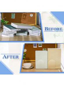 2个/4个亚克力书挡，书架书挡（带一层白色保护膜，使用时请撕掉），透明书挡，可用于收纳家居/办公用品和书籍