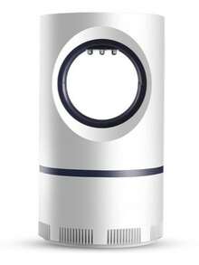 Lampara Mata Mosquitos Electrica con Luz Ultravioleta y Conexión USB para Control de Insectos en Hogar - Blanco - Ver 6