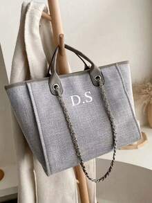 Customized Name Mini Small Shoulder Bag, Casual Multipurpose Double Handle Crossbody Handbag For Women, Fits Lipstick, Powder, Coins, Suitable As Gift For Family And Friends, Birthday Gift - Multicolor - View 8