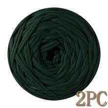 1/2pcs T-Shirt Yarn, Large 300g ± 20g T-Shirt Yarn Roll - 2cm Wide, Woven Fabric Knitted Yarn, Soft & Versatile For DIY Crafts, Used For Crocheting And Knitting Bags, Cushions, Dolls, Blankets, Slippers, Handicraft Crochet Projects, Available In Multiple Colors, Multicolor Yarn | Polyester Yarn | Acrylic Yarn | Crochet Yarn | Crafting Yarn | Vibrant Yarn Balls | Versatile Crafting Material, Knitting Accessories And Supplies