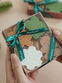 10/5/1 Pieza Vela de Navidad con diseño de hombre de jengibre, vela aromática de cera estilo navideño, decoraciones navideñas, regalos de Navidad