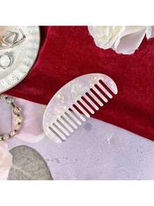 1 chiếc lược nhỏ gọn tối giản họa tiết vân đá cẩm thạch, lược chải tóc mini bằng sợi acetate, thích hợp cho du lịch hàng ngày, hoạt động ngoài trời, thể thao, văn phòng, trường học, kẹp tóc, phụ kiện tóc, quà tặng cho phù dâu và nhiều hơn nữa. - Nhiều màu - Xem 4