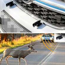 1 Pair Car Deer Repeller, Ultrasonic Animal Repellent, Deer Whistle - Black - View 8