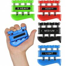 1PCS Hand Grip Strengthener Finger Exerciser Grip Exercise Equipment Finger Strengthener Forearm And Hand Strengthener Suitable For Musicians, Rock Climbers, Etc. - 隨機 - 查看 1