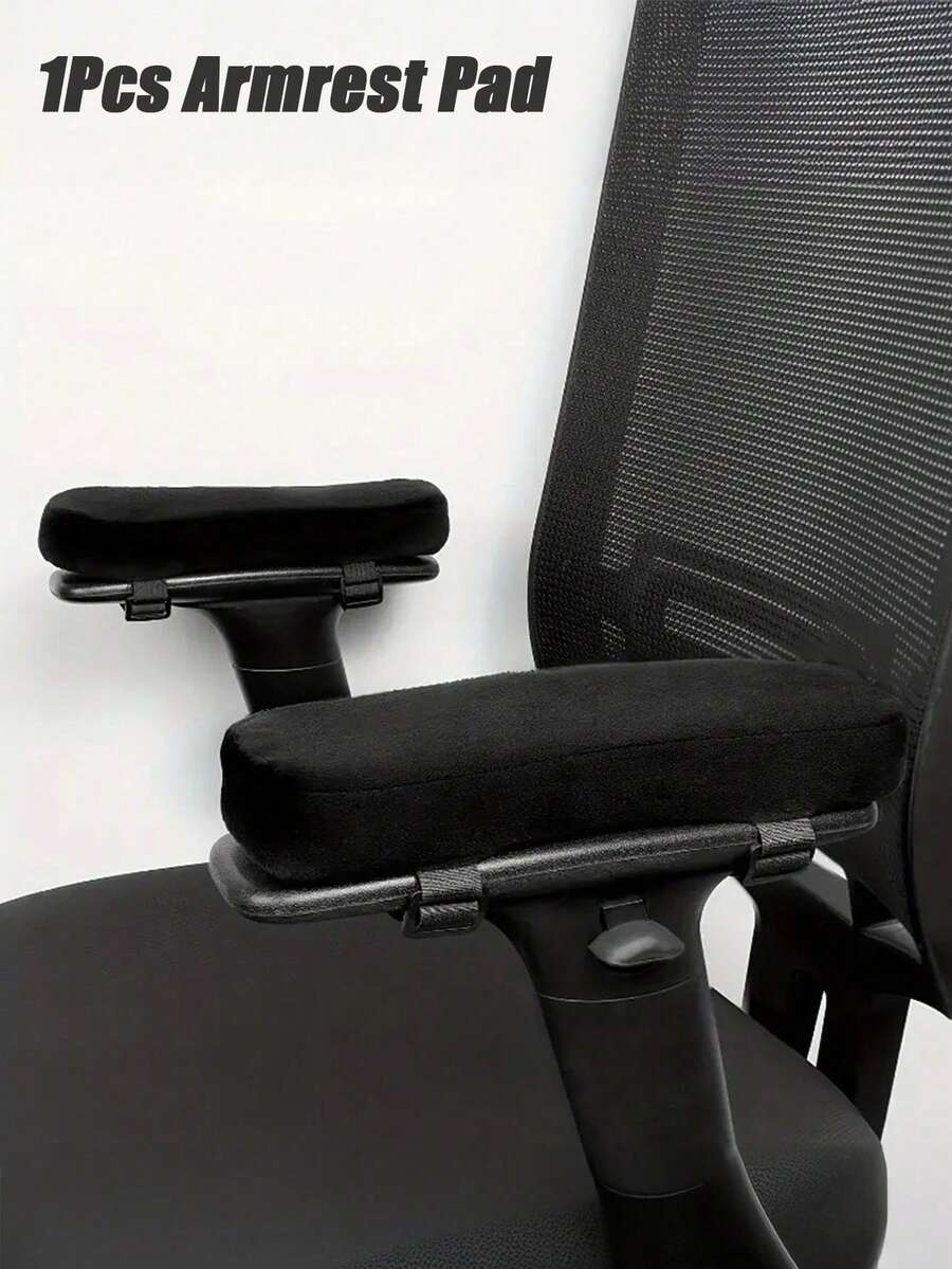 1 Stück ergonomisches Memory-Schaum Armauflagen-Kissen für Bürostuhl - universell passende Ellbogenstütze für Druckentlastung, bequeme Armauflagen-Abdeckung für Schreibtischstuhl, Rollstuhl, Sitzkissen Bürobedarf, Stuhlkissen Gaming-Stuhl Schreibtisch-Zubehör - Verschiedenfarbig - Übersicht 1