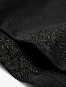 Camiseta 100% de algodón con estampado gráfico de fresa para mujer, camiseta informal Vintage estampada, camiseta de manga corta con cuello redondo, 1pcs top de 180g 100% algodón - Negro - Ver 4