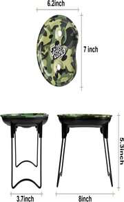 Free Boy 85x35 Inch Metal Rolling Tray Cone Loader For King Size&Amp;1 1_4 Size Pre Rolled Cone,Cone Pre Roll Machine Includes Foldable Stand Cone Filler,Filler Funnel &Amp; Packer-Black&Amp;Green - ColorC - 查看 5