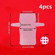 1 件/1 套 DIY 黑色塑料网状帆布片，用于制作钩针编织袋 - 带圆点图案的空白刺绣和针绣帆布，用于斜挎包的耐用工艺材料，针织项目，DIY 配件，斜挎包创作，钩针编织用品，刺绣帆布 | 耐用工艺材料 | 圆点图案帆布，斜挎包用品 - 黑色 - 查看 11