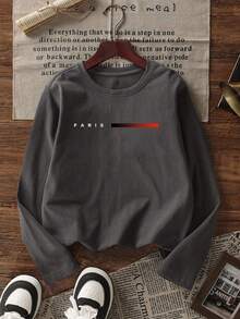 3件装青少年男童印花长袖T恤，适合青少年男童秋冬季上衣、学生服装，可作外套和内搭穿着。