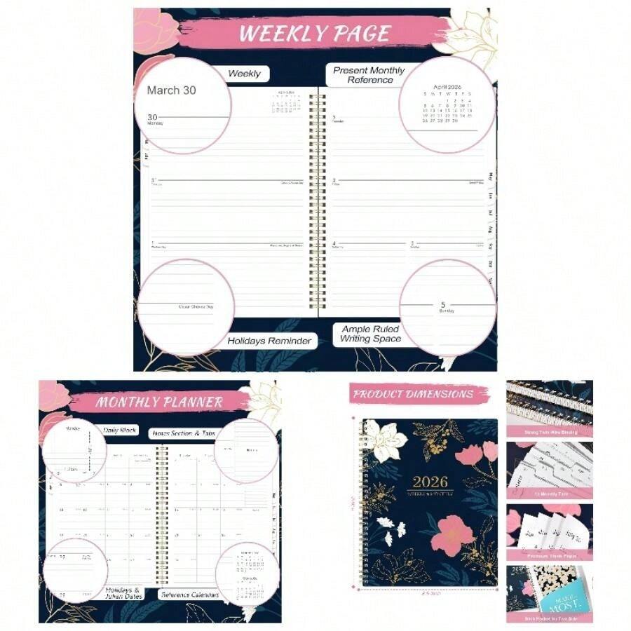 2026 Planner - 2026 Planner Weekly And Monthly From Jan - View #3