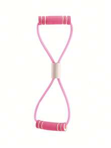 2件套紫色和蓝色阻力带，1根升级版TPE/泡沫手柄阻力带，长度38厘米/14.96英寸，适用于瑜伽、健身、拉伸、力量训练，是冬季、返校、生日、复活节、减肥的理想礼物。 - 彩色 - 查看 8