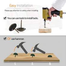 120pcs/Pack Vintage Upholstery Nails, Decorative Furniture Tacks, Retro Upholstery Nails For Armchair, Furniture, Sofa, Bed, Door - 7 X 11mm