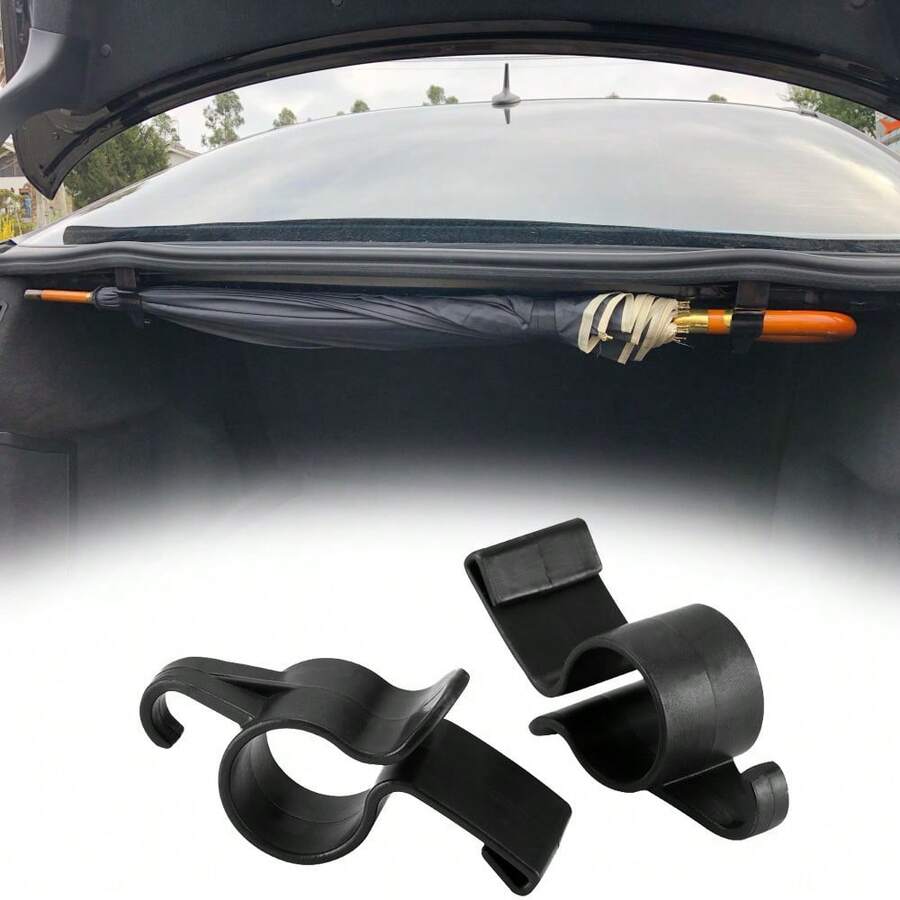 In-Car Hook, Car Seat Back, Trunk, Fishing Rod, Umbrella, Towel, Multi-Functional Fixed Rack, Multi-Functional Car Storage Hanging Rack