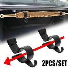 In-Car Hook, Car Seat Back, Trunk, Fishing Rod, Umbrella, Towel, Multi-Functional Fixed Rack, Multi-Functional Car Storage Hanging Rack
