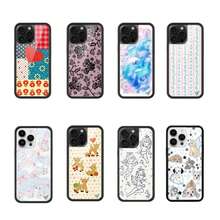 New Wildflower 3D WF Strawberry Phone Case For IPhone 17 12 13 14 15 16 Pro Max Plus Funda Cute Dolphin Cartoon Protective Cover - NS488-2 - 查看 1