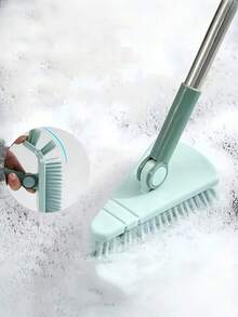 1/2 件浴室地板刷，长柄瓷砖填缝清洁刷，适用于浴室、卫生间、墙壁清洁 - 彩色 - 查看 8