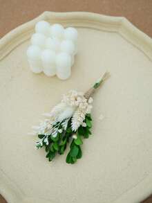 Dried Flower Bouquet - Green - View 3