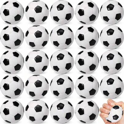 2/4/8pcs Mini Foam Soccer/Basketball Party Favors, Stress Relief Squeeze Toy Sports Balls, Suitable For Classroom Rewards, Party Gifts, Christmas And More