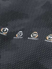 1 件运动型男士户外运动骑行钓鱼徒步防风防水迷彩软壳夹克 - 黑色 - 查看 11