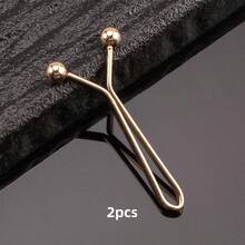 2/4/8pcs U-Shaped Metal Waist Cincher, Minimalist Gold/Silver/Black Waist Clip Holder, Pants Waist Tightener, Scarf/Sleeve Clip Fastener - Multicolor - View 20