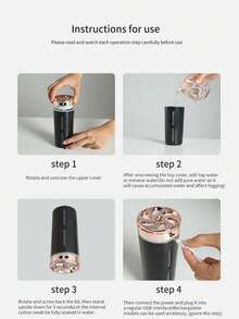 Nawilżacz powietrza do samochodu, nawilżacz aromaterapeutyczny, przenośny mini nawilżacz USB, biurko do biura, oczyszczanie powietrza dla pracowników biurowych, nawilżanie skóry, redukcja suchości, mgiełka w sprayu, głębokie nawilżanie, kolorowe światło LED, przenośne i lekkie