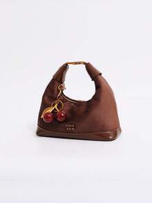 Dedoo Bolso rojo Ankola para mujer, nueva moda de nicho de otoño e invierno 2025, bolso bandolera, bolso de mano tipo empanadilla, adecuado para ir al trabajo, dar regalos, estudiantes universitarios, citas, etc.