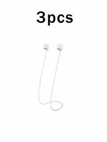 1/2/3pcs Wireless Headphone Anti Loss Rope, Wireless Headphone Silicone Strap, Anti Loss Hanging Rope, Wireless Headphone Anti Loss Silicone Neck Strap - Comfortable And Headphone Fixing Solution - Perfect Birthday Gift