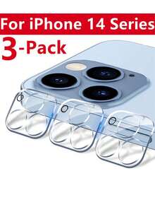 3 miếng kính cường lực bảo vệ ống kính camera sau HD tương thích với Apple 14 13 12 11 Pro Max Plus/15 Promax/15 Pro làm quà tặng sinh nhật, gia đình, bạn bè, bảo vệ ống kính, phụ kiện điện thoại chống nước chống sốc chống rơi chống rơi chống trầy xước chống bám vân tay toàn diện - Trong sáng - Xem 13