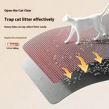 EVA 猫砂垫，双层超厚捕捉衬垫，防滑防水地板保护垫，适用于猫砂盆区域，耐用易清洁可洗垫