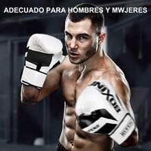 Guantes de Box Profesional, Guante de Entrenamiento para Adulto Boxeo Boxing Gloves Durable Transpirable Gloves MMA 12oz para Mujer Hombre Boxeo Artes Marciales Mixtas Kickboxing Muay Thai - 1 - Ver 2