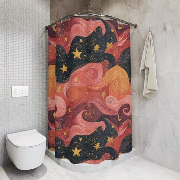 Whimsigoth Shower Curtain 90s Celestial Sun Moon BathroomColorful Whimsigoth Shower Curtain Sun Moon Bathroom Shower Curtains With Rustproof Mental Grommets Hook Waterproof Lightweight Bathroom Curtain Decor - 36x72inch, 48x72inch, 60x72inch, 66x72inch Decor Castlecore Mermadicore Fairy Grunge Goblincore Decor Fairycore Bath Room...Shower Curtain Bathroom Shower Curtains With Rustproof Mental Grommets Hook Waterproof Lightweight Bathroom Curtain Decor - 36x72inch, 48x72inch, 60x72inch, 66x72inch