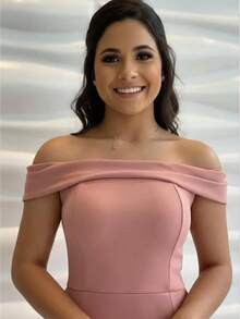 Women Dresses - Rusty Rose - View 4