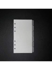 A5/A6/A7 环形分隔页 6/8 页活页夹分隔页 PP 分隔页 预算书配件 日记本 日程本 笔记本配件