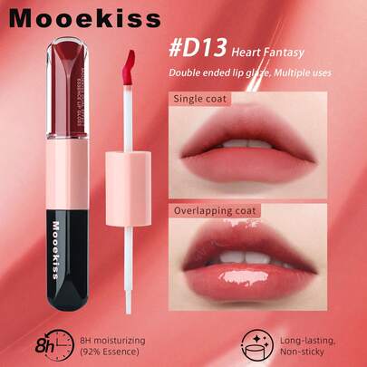  Mooekiss 双效精华唇釉，保湿显色，防水持久