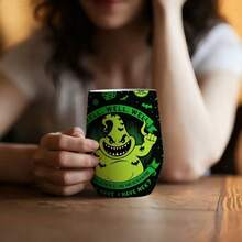 Nightmare Before Christmas Stainless Steel Mug - 12oz Double-Wall Vacuum Insulated Cup, Wear-Resistant, , Dishwasher , Perfect For Hot & Cold Drinks, Christmas Halloween Gift Fo - White - View 2