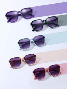 5pcs/Set Kids Vintage Eyeglasses Combo, Y2K Novelty Decorative Glasses, Suitable For Boys & Girls Daily Wear, Photo Shoot, Graduation, Back To School, Valentine's Day Gift