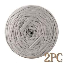 1/2pcs T-Shirt Yarn, Large 300g ± 20g T-Shirt Yarn Roll - 2cm Wide, Woven Fabric Knitted Yarn, Soft & Versatile For DIY Crafts, Used For Crocheting And Knitting Bags, Cushions, Dolls, Blankets, Slippers, Handicraft Crochet Projects, Available In Multiple Colors, Multicolor Yarn | Polyester Yarn | Acrylic Yarn | Crochet Yarn | Crafting Yarn | Vibrant Yarn Balls | Versatile Crafting Material, Knitting Accessories And Supplies