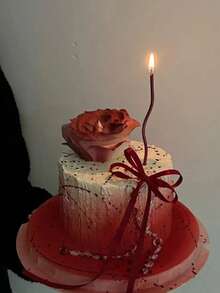 6支/18支弯曲红色蜡烛，圣诞蜡烛，情人节蜡烛，生日蜡烛，生日蛋糕装饰插片，生日蛋糕装饰，蛋糕装饰，烘焙用品，烘焙装饰品 - 紅色 - 查看 6