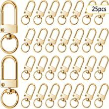 5/10/15/20/25/30/35/40/45/50pcs Metal Lobster Claw Clasp, Swivel Quick Snap Hook Keychain Findings For DIY Crafts, Keychain Making, Jewelry Making Accessories