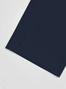 Women'S Casual Elastic Waist Sports Pants, Suitable For Running, Yoga, Workout, Slim Fit, Spring/Autumn Tights - 藍色 - 查看 5