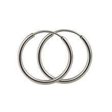 不鏽鋼耳環-軟骨無縫環耳環套裝,適合女性,男性,女孩,1對低過敏性唇鼻環