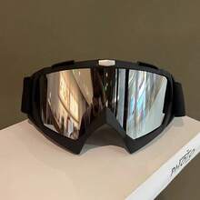 1 件，冬季滑雪装备，成人滑雪护目镜，KTM 摩托车护目镜，骑行护目镜，雪地摩托护目镜，登山护目镜，冬季滑雪护目镜，海绵舒适护目镜