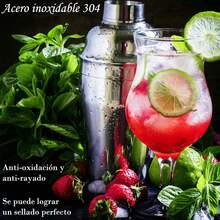 Shaker Cocktail Bar Set Kit de Cocteleria, 12 Piezas Utensilios de Bar, con Coctelera de cóctel 550ml, Probeta graduada, Boquillas de Vino, Agitador para Hielo, Cuchara de Mezcla - 1 - Ver 5