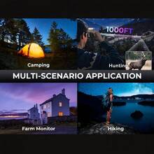 1080P Light Infrared Night Vision Monocular Device - Adventure Seekers, Digital Night Vision Monoculars, Battery Powered, Portable Design With 2500mAh Rechargeable Battery, USB Charging, Suitable For Nighttime Surveillance, Travel, Exploration