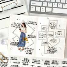 1 片 Brilliant Life 系列盒装胶带，采用 PET 材料制成，主题文字胶带适用于剪贴簿和 DIY 创意项目。 - 彩色 - 查看 6