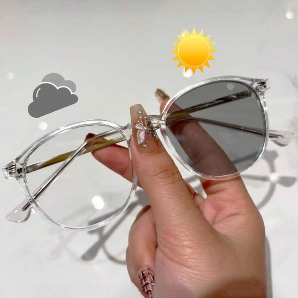 Eleganckie okulary fotochromowe 1 szt. – Wykwintny styl INS na podróże i golfa | Dopasowują się do każdego kształtu twarzy | Nigdy nie przestarzały dodatek modowy dla kobiet