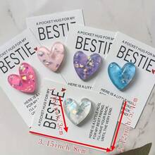 1 Set mit 5 Taschenumarmungen für beste Freundinnen - das Süß Symbol für weibliche Freundinnen. Ein süßes Geste als Geschenk, eine liebevolle Umarmung in Kartenform, ein exquisites Valentinstags-Geschenk. Ein Freundschaftsandenken, eine sentimentale Überraschung, ein Muss für Galentine's oder romantische Momente, Valentinstag